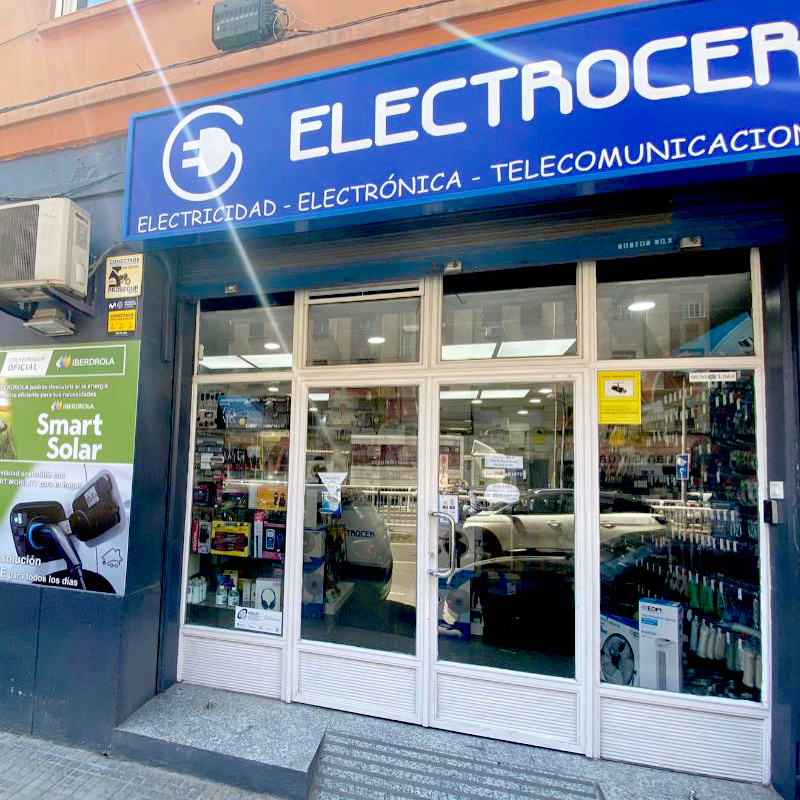 Fachada de Electrocer: especialistas en electricidad y telecomunicaciones
